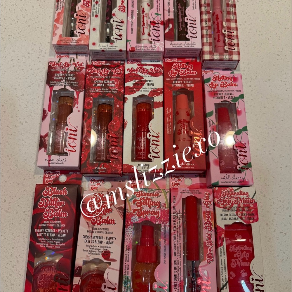 IONI Cherry On Top Makeup Line